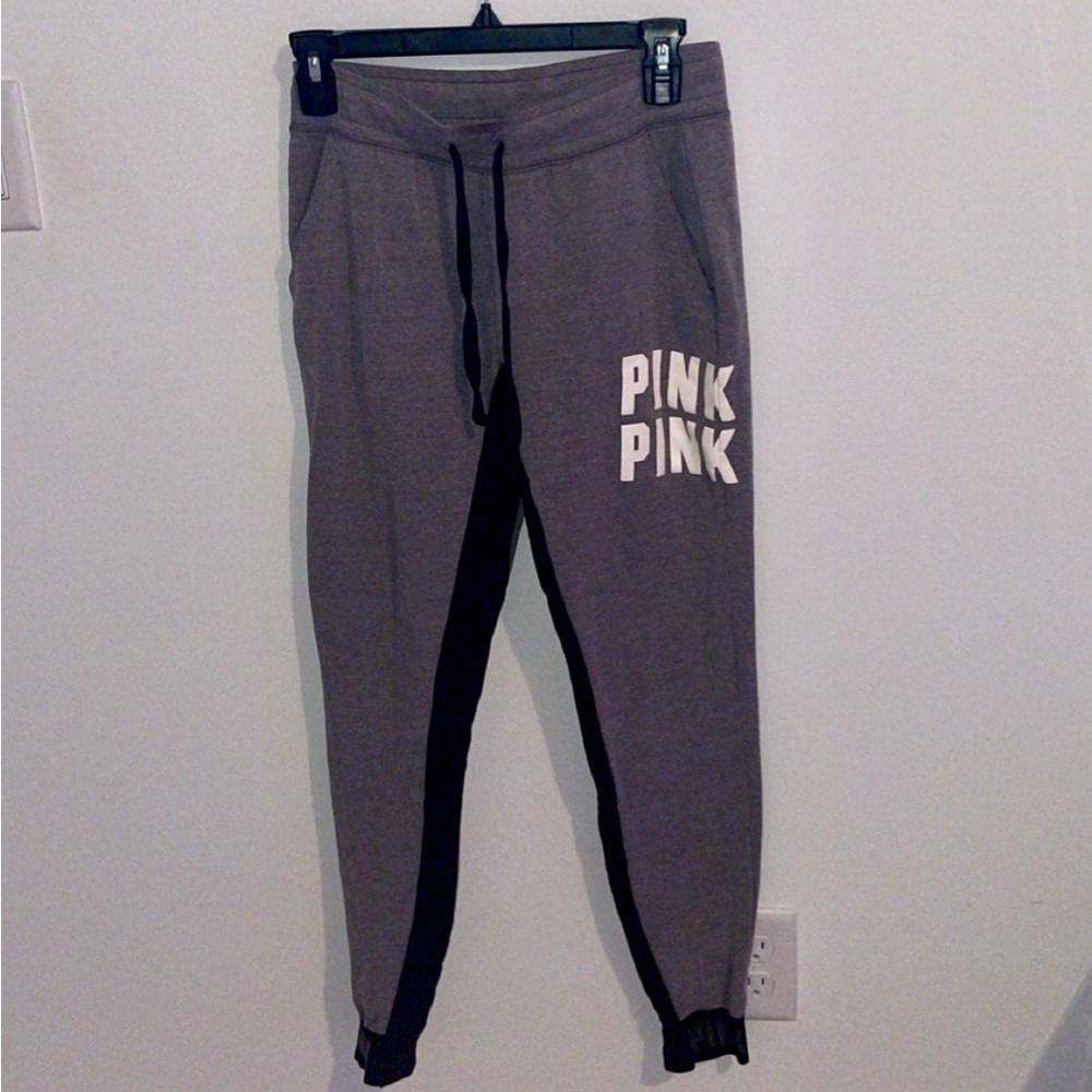Gray Leggings with Black accents Victoria’s Secret PINK Brand Apparel Size XS